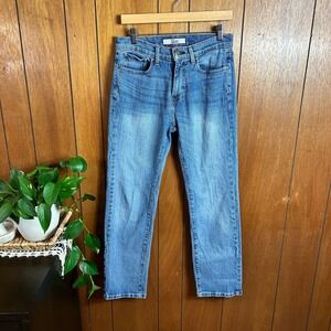Vintage Tommy Hilfiger Denim Jeans Blue Wash Straight Leg Casual Mens Size 29x30